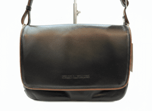 Derek Alexander Compact dual-tone leather purse for women