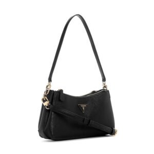 GUESS Noelle II 3-Compartment Shoulder Crossbody – Black Blaster Wash